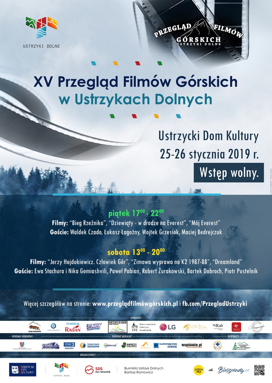 XV Przegląd Filmów Górskich w Ustrzykach Dolnych